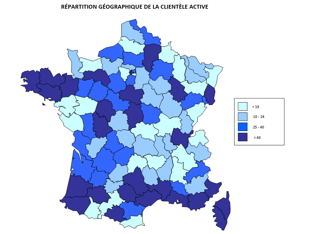 Cartes Excel automatique avec suivi des ventes et répartition du chiffre d’affaires clients